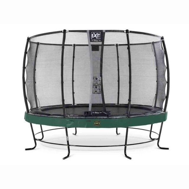 Product image 1 of EXIT Elegant Premium Trampoline Groen met Deluxe veiligheidsnet - Ø366 cm 