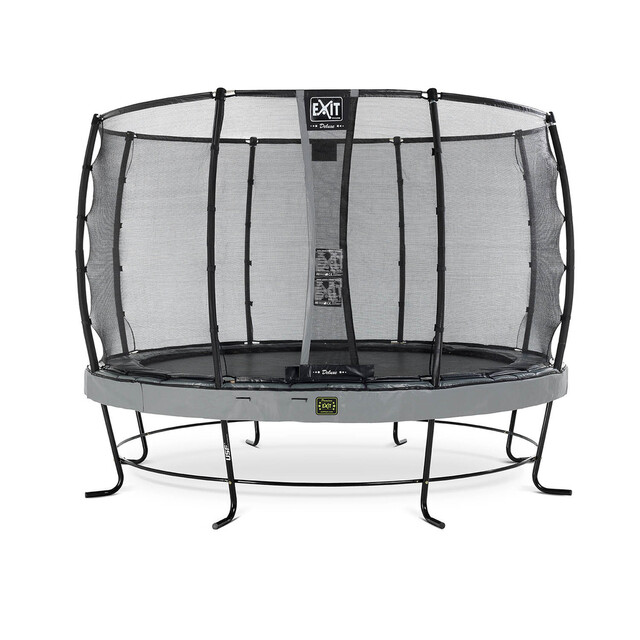 Product image 1 of EXIT Elegant Premium trampoline Ø366cm met Deluxe veiligheidsnet - grijs