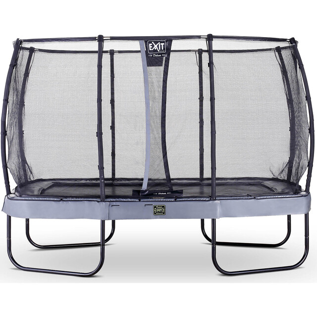 Product image 1 of EXIT Elegant Premium trampoline 244x427cm met Deluxe veiligheidsnet - grijs