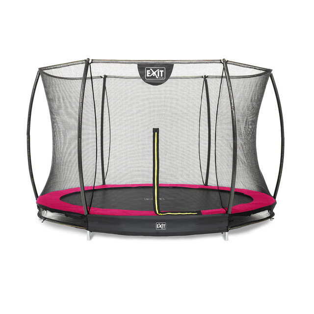 Product image 1 of EXIT Trampoline Silhouette Inground Roze - Ø 305 cm Safety Net