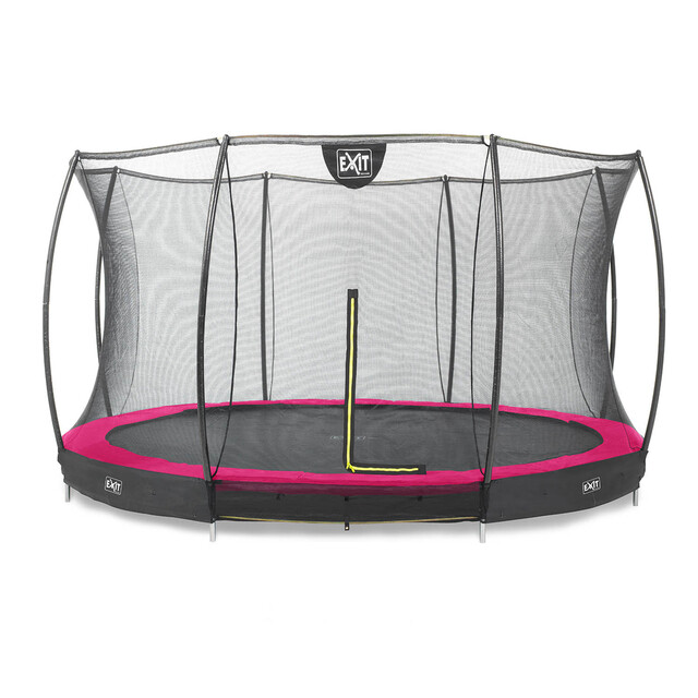 Product image 1 of EXIT Trampoline Silhouette Inground Roze - Ø 366 cm Safety Net