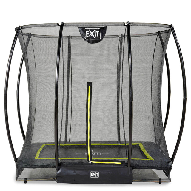 Product image 1 of EXIT Trampoline Silhouette Inground Zwart - 153 x 214 cm