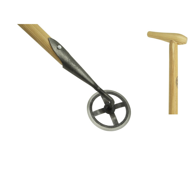 Product image 1 of Schoffel volle maan open 14cm met essen steel 1700mm. 14cm/170cm stee