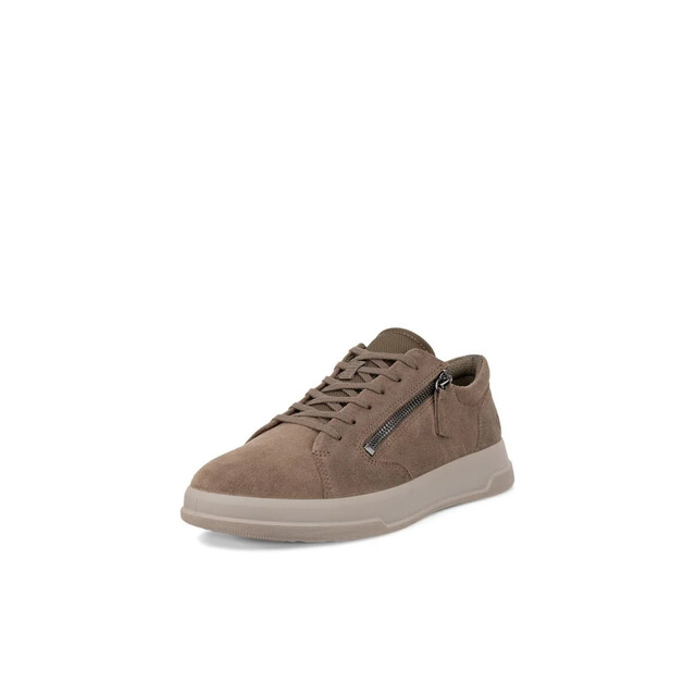 Product image 1 of Ecco Move Zip Lace Sneaker Dark Clay/silver Heavy Foil 39