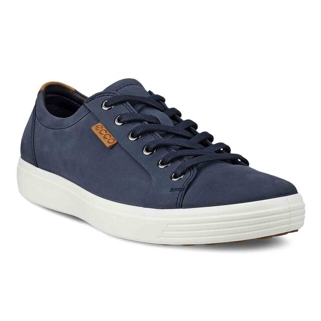 Product image 1 of ECCO Soft Herenschoenen Lace Up Lea Marine/Lion - Maat 41