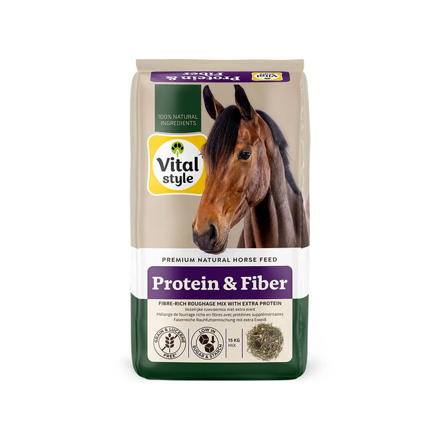 Product image 1 of VITALstyle Paarden Ruwvoermix Protein & Viber - 15 kg