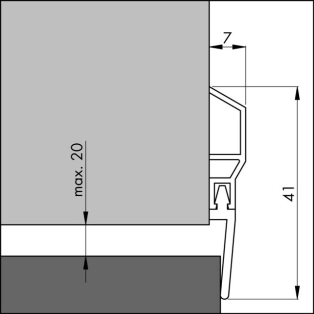 Product image 1 of Pds Wt (Basic) - Dorpelprofiel