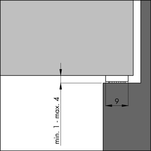 Product image 1 of Tochtband I-Zwart 7,5 (Duurzaam Schuim)