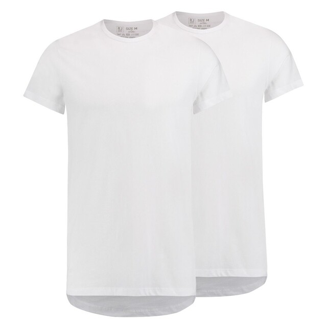 Product image 1 of RJ Everyday Rotterdam 2-Pack Heren Ronde Hals T-Shirt Wit - Maat L