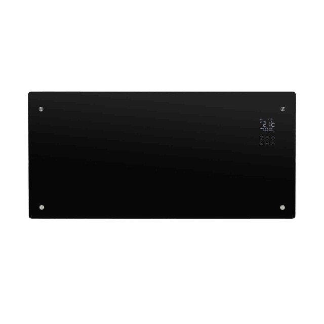 Product image 1 of Eurom Alutherm Verre 2000 Wifi Black - Convectorkachel 2000 W