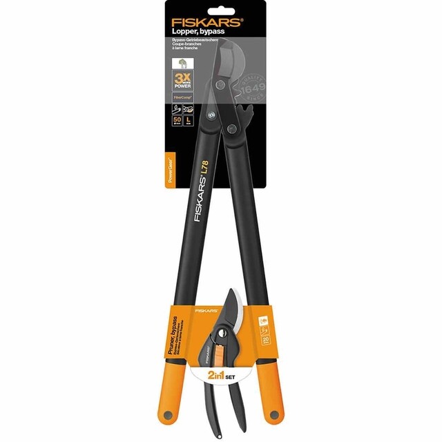 Product image 1 of Fiskars Singlestep Takkenschaar + Snoeischaar L78 + P26