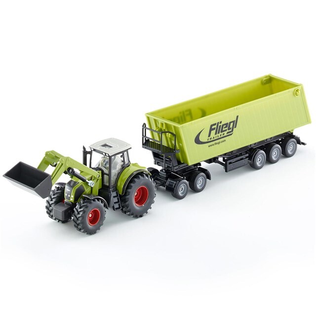 Product image 1 of Siku 1949 - Claas Axion met Fliegl Kieper 1:50