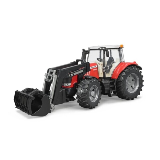 Product image 1 of Bruder 03047 - Massey Ferguson 7624 Met Voorlader 1:16