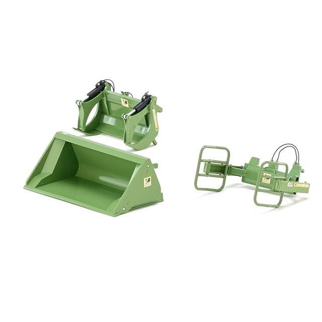 Product image 1 of Wiking 077383 - Voorlader Toebehoren Set A Bressel Groen 1:32