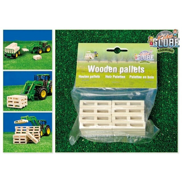 Product image 1 of Kids Globe 610761 - Houten Pallets 8 Stuks 1:32