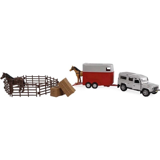 Product image 1 of Kids Globe Landrover Met Paardentrailer