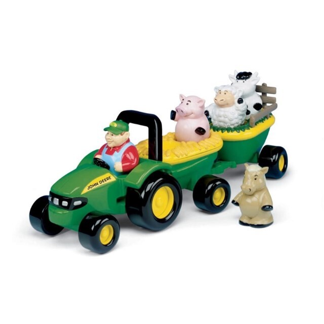 Product image 1 of Britains 42947 - John Deere Muzikale Tractor met Aanhanger en Dieren