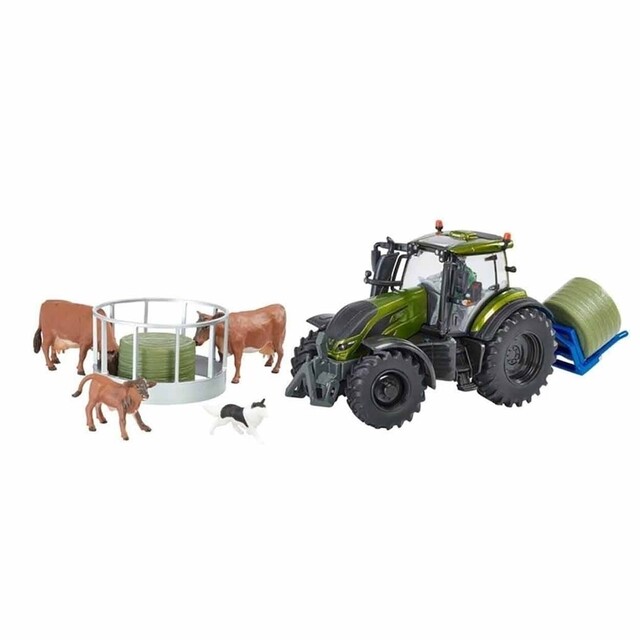 Product image 1 of Metallic Olive Green Valtra set 1:32 Britains