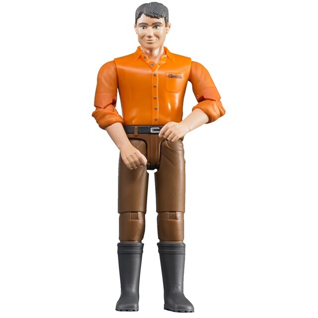 Product image 1 of Bruder 60007 - Man met Bruine Jeans 1:16