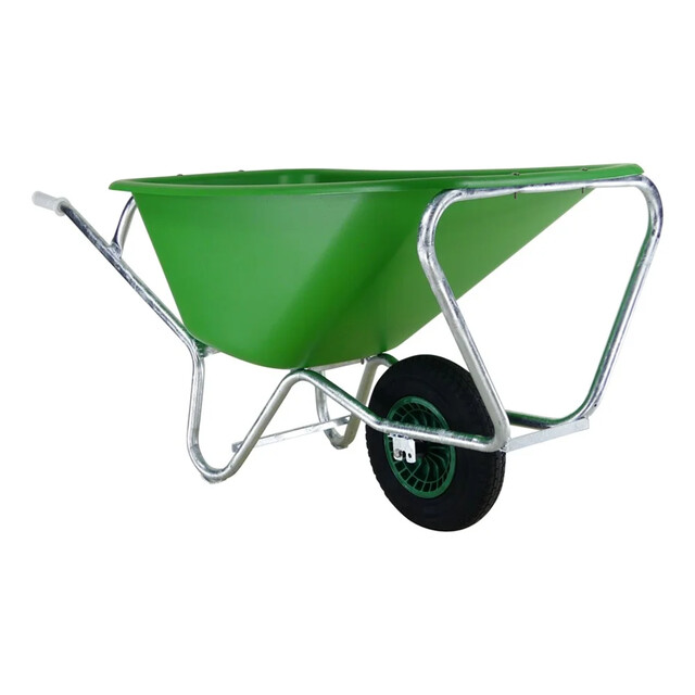 Product image 1 of Kruiwagen Altrad Fort -165 Liter F&S-165/1 - Groen met Kunststof Wiel