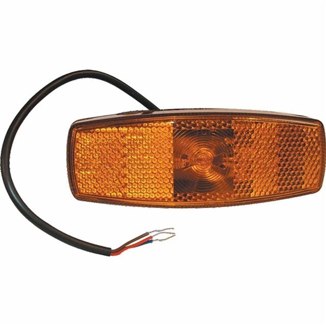 Product image 1 of Markeringslamp Oranje 1 LED 12/24V