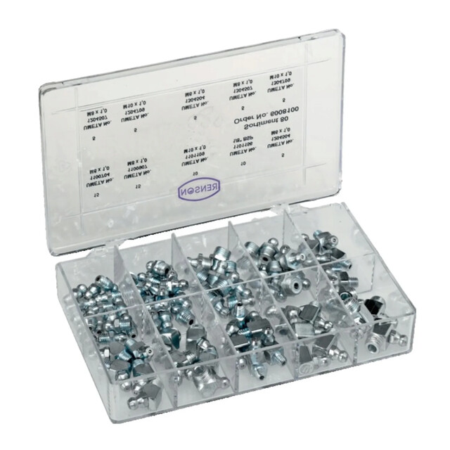 Product image 1 of Vet Smeernippels Assortiment - Recht/Gebogen, 80 Delig