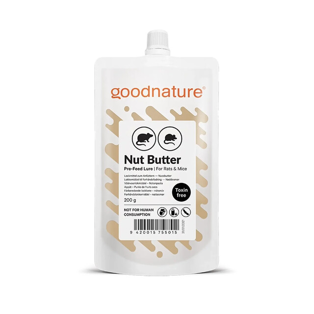 Product image 1 of Goodnature Ratten en Muizen Lokstof - 200 gram - 10 stuks - Pindakaas