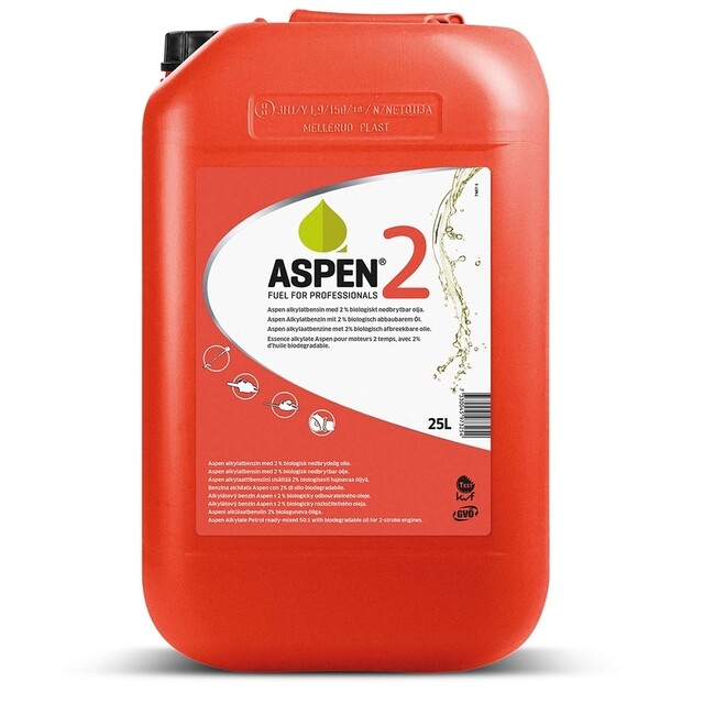 Product image 1 of Aspen Benzine 2-T Rood 25 L (UN1203 Benzine, 3,II)