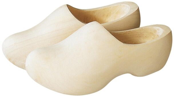 Product image 1 of Gevavi - Vv Houten Klomp Kindermaten Wit Geschuurd - 20 - 74 - Wit Geschuurd