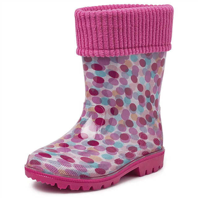 Product image 1 of Gevavi Gevoerde Kinderlaars Puck Pvc Roze - Maat 33