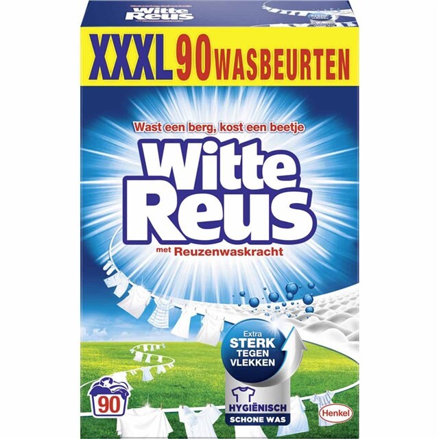 Product image 1 of Totaalreiniger Witte Reus 4.95Kg. Witte Was 90 scoops