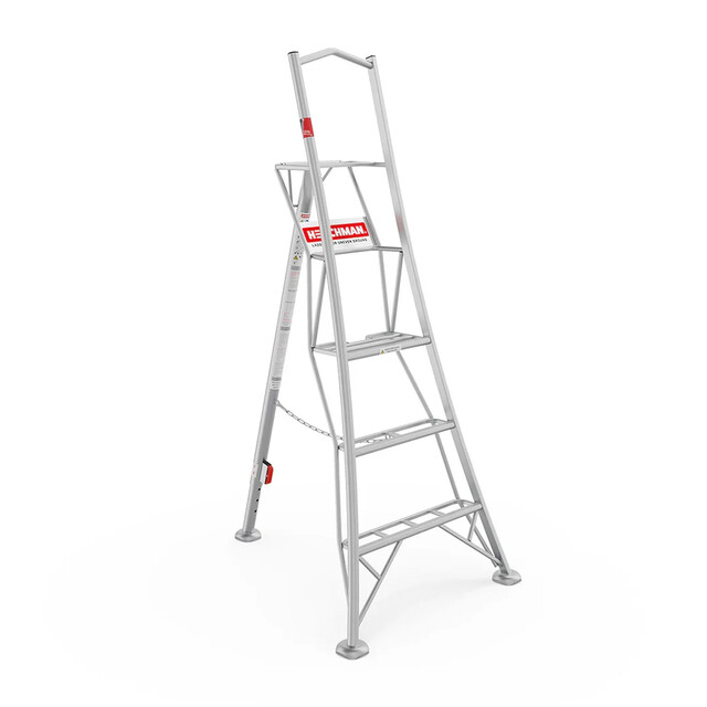 Product image 1 of Henchman 1-Poots Verstelbare Driepootladder - 1,8 meter