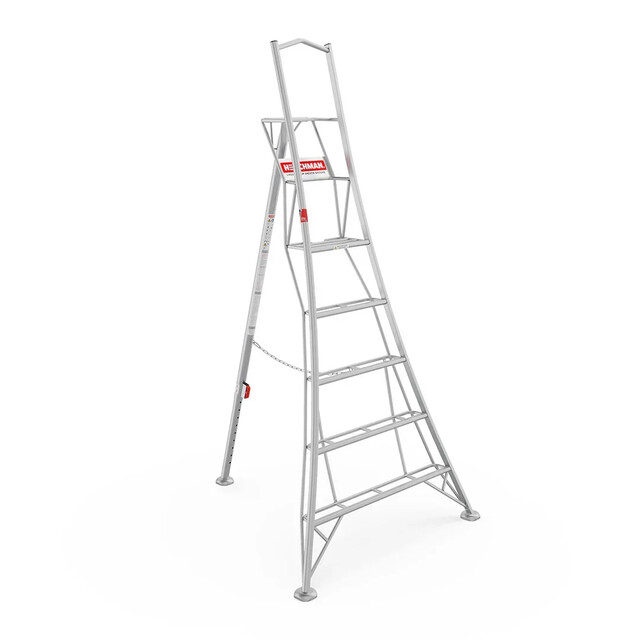 Product image 1 of Henchman 1-Poots Verstelbare Driepootladder - 2,4 meter - 5 Treden