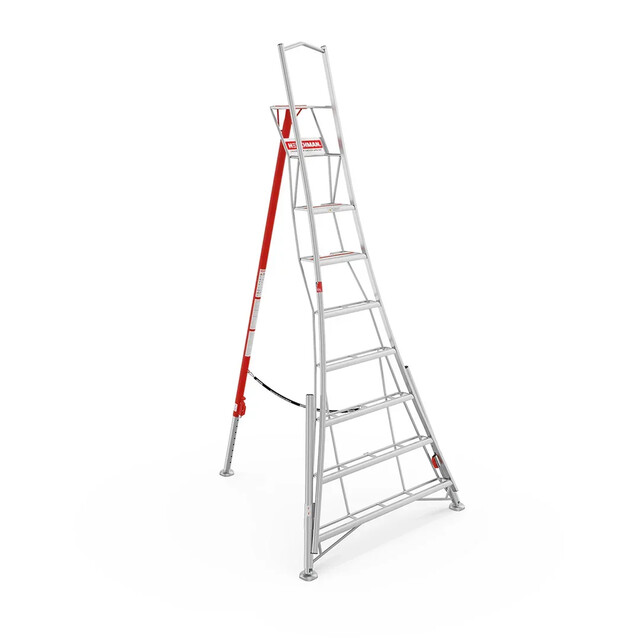 Product image 1 of Henchman PRO – Volledig Verstelbare Driepootladder – 3,0 meter – 7 treden