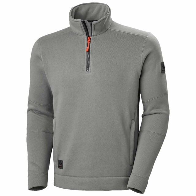 Product image 1 of Helly Hansen Kensington Evo Knit Fleece Halfzip Grijs - maat XXL