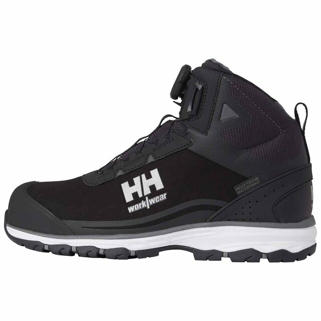 Product image 1 of Helly Hansen Chelsea Evo 2 Mid Boa S3 HT W 930 Zwart/Grijs Maat 42