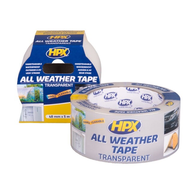 Product image 1 of HPX All Weather Tape - Transparant 48 mm x 5m