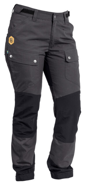 Product image 1 of Husqvarna Xplorer outdoor trousers charc Xplorer Outdoor Trousers Women XS 30/32 -5cm