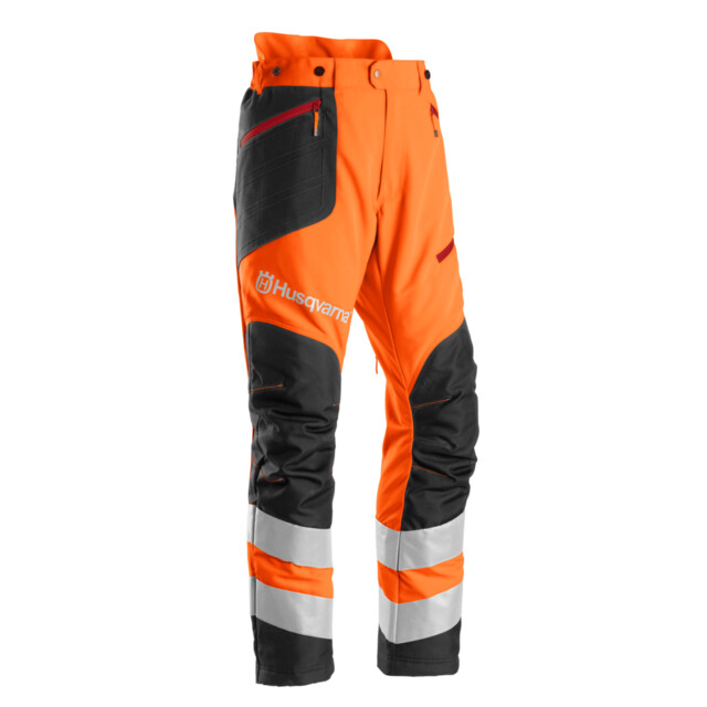 Product image 1 of Husqvarna B&T HV trousers Husqvarna Bosmaaier- En Trimmerbroek High Viz 60