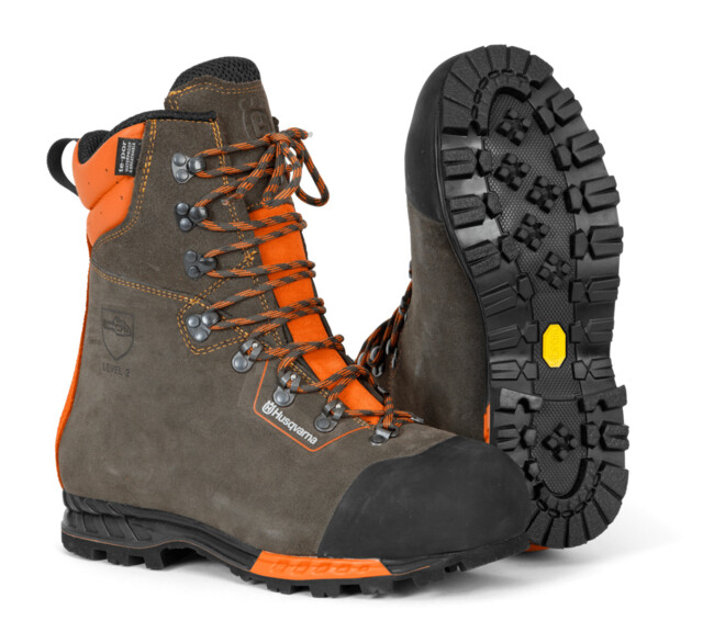 Product image 1 of Husqvarna Level 2 leath boots Leren Veiligheidslaarzen Met Zaagbescherming 24