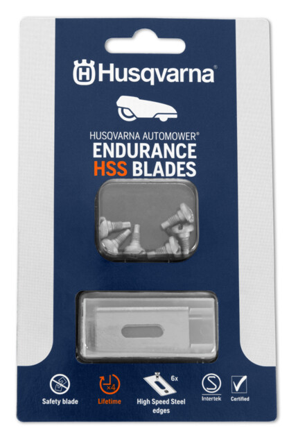 Product image 1 of Husqvarna AM ACC Endurance Hss Robotmaaiermessen - 6 stuks