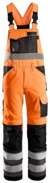 Product image 1 of Snickers Bib & Bracehigh Visbility 0113 Oranje - Grijs (5574) Maat 046