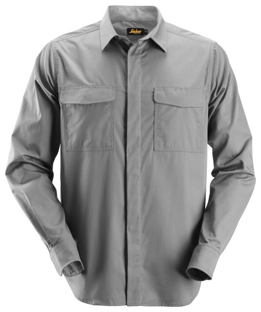 Product image 1 of Snickers Service Shirtlange Mouwen 8510 Grijs (1800) Maat XL