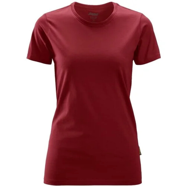 Product image 1 of Snickers Dames T-shirt 2516 Chili Rood (1600) Maat XS