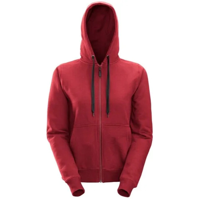 Product image 1 of Snickers Dames Zip Hoodie 2806 Chili Rood (1600) Maat XS