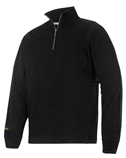 Product image 1 of ½ Zip Sweatshirt Met Multipockets™, Zwart  (0400), Xs