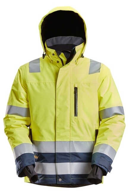 Product image 1 of Snickers Alroundworkhigh-vis 1132 Geel - Donker Blauw (6695) Maat S