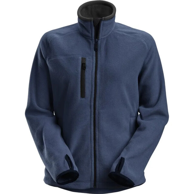 Product image 1 of Snickers Dames Fleece Jack 8027 Donker Blauw - Zwart (9504) Maat XS