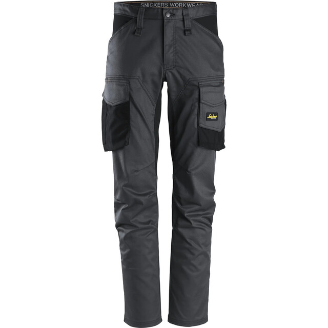 Product image 1 of Snickers Allroundworkwerkbroek 6803 Staal Grijs - Zwart (5804) Maat 258