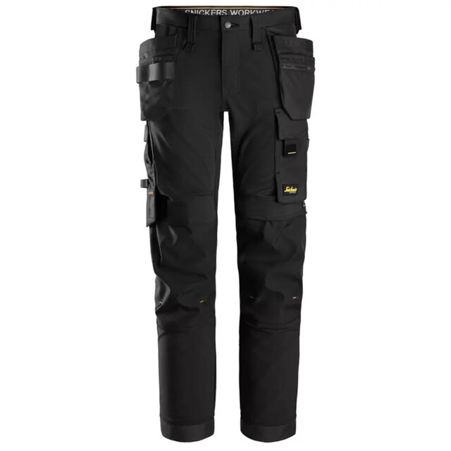 Product image 1 of Snickers Allroundwork 6275 4-weg Stretch Broek Met Holsterzakken Zwart - maat 54